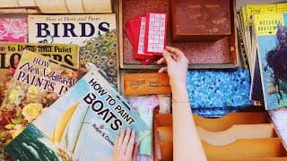 Thrift Store Haul | Craft Supplies, Junk Journal Supplies