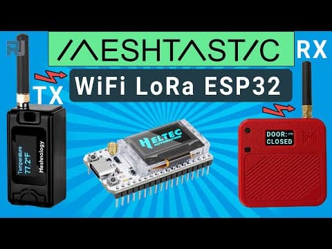 Build Your Own Off-grid Messaging Network With Heltec Wifi Lora32 & Meshnology!