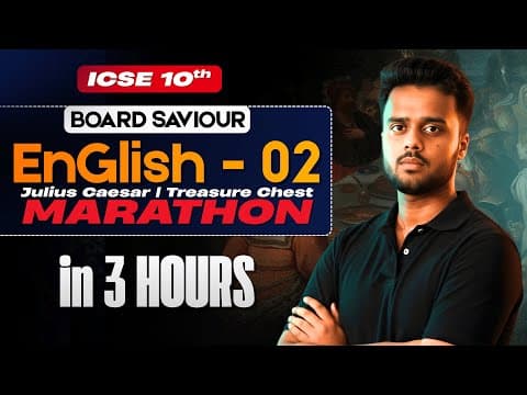 Complete English Literature In 3 Hours 🤯 | Icse Class 10 One Shot Marathon | Icse 2026