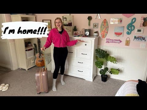 I'm Home From College!