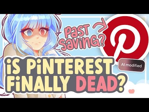 Is Pinterest Completely Ruined For Artists Now? (+ New Anti-ai Features) || Speedpaint + Commentary