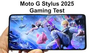 Moto G Stylus 2025 / Motorola Edge 60 Stylus : Gaming Test (pubg Mobile, Call Of Duty Mobile)