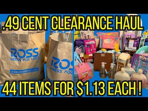 Ross .49 Cent Clearance Haul 😱 | You Gotta See These Ross Deals #new #ross #clearance