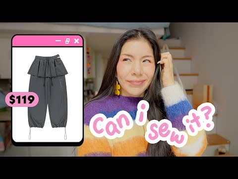 Sewing Cute Designer Sweatpants Bc All Of Mine Are Basic Af | Sew With Me