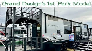 Grand Design Rv Debuts Their New Park Model // The Foundation 42gd // Full Tour