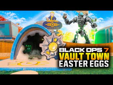 All Fallout Easter Eggs On Nuketown In Black Ops 7! (vault Town) Black Ops 7 Fallout X Cod Collab