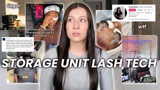 Lash Tech's In Storage Units? Tiktok Scandal & The Deeper Issue...