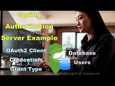 Spring Authorization Server Example With Oauth 2 Client Credentials Grant Type And Database Users