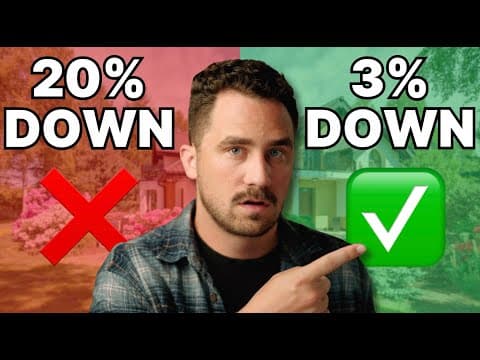 20% Down Vs 3% Down: The Real Cost Breakdown (with Actual Numbers)