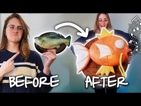 I Rebuilt Big Mouth Billy Bass As Magikarp
