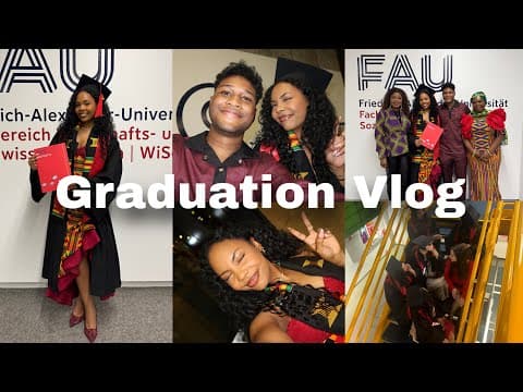 He Flew To Germany For My Graduation!🥹| Officially A Degree Holder