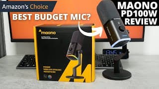 Maono Pd100w Review: This Microphone Is Amazon's Choice… But Why?