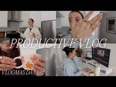 Last Productive Vlog Of 2025!! A Few Busy Days Before Christmas + Oura Ring Review 🎄✨ Vlogmas Day 10