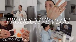 Last Productive Vlog Of 2025!! A Few Busy Days Before Christmas + Oura Ring Review 🎄✨ Vlogmas Day 10