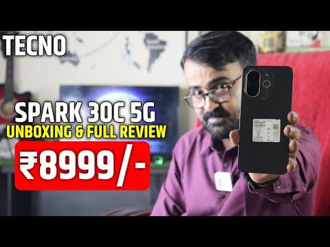 Tecno Spark 30c 5g Unboxing & Review 🔥