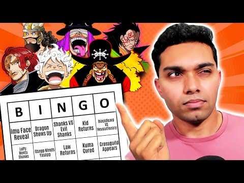 Creating A One Piece 2026 Bingo Card