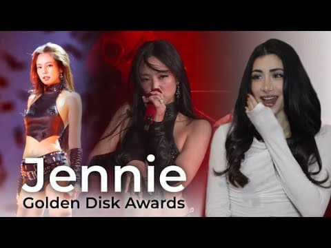 Legendary🔥 Jennie At Golden Disk Awards 'filter + Damn Right + Like Jennie' Reaction!!