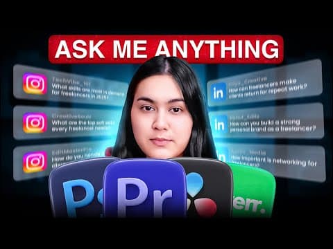 Ask Me Anything Related To Video Editing & Freelancing | Anchal Tiwari