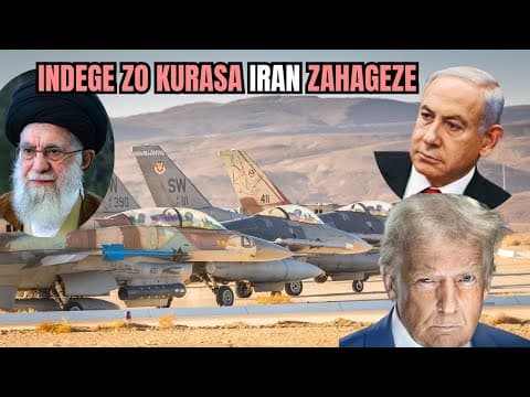 Israel Yamaze Gutumizaho Indege Zo Kurasa Iran: Guhirika Ubutegetsi Bwa Khamanei Bigeze Kure