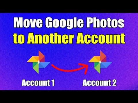 How To Move Or Transfer Google Photos From One Account To Another