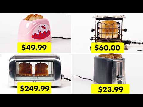 Testing Cheap Vs Expensive Toasters To Find The Best One ($24 To $400) | Epicurious