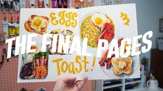 ★ Finishing My Sketchbook (finally) ★