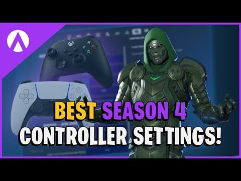 *best* Controller Settings & Sensitivity To Dominate Fortnite Chapter 5 Season 4!