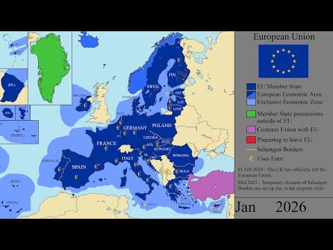 The History Of The European Union: Every Month