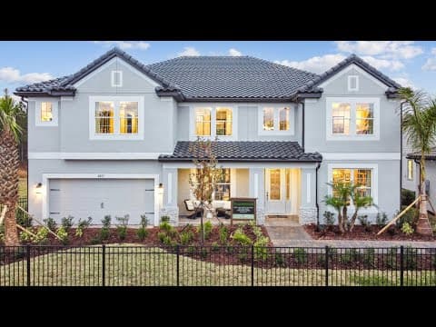 This Massive Model House Has The Coolest Upstairs I've Ever Seen | Luxury Model Home Tour | $1m+