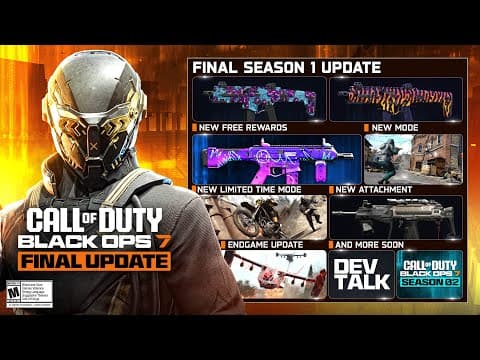 Final Black Ops 7 Season 1 Update Revealed… (blueprints, Camos & Modes)