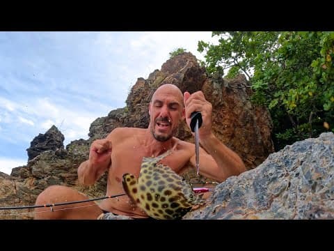 Surviving 24 Hours Uninhabited Island With No Food