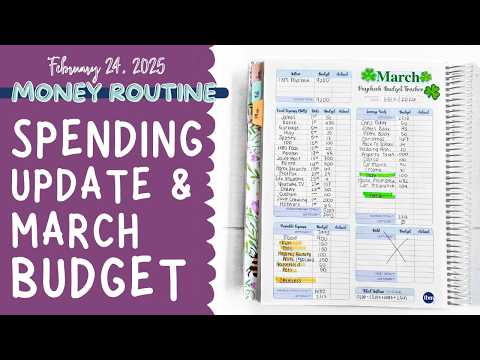 Money Routine | March Paycheck Budget + Spending Update