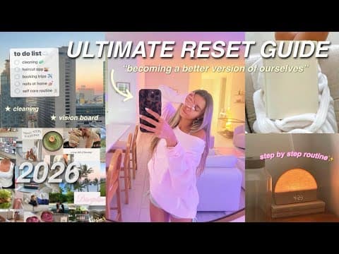 Prep With Me For 2026★ Vision Board, Goal Setting + Locking In