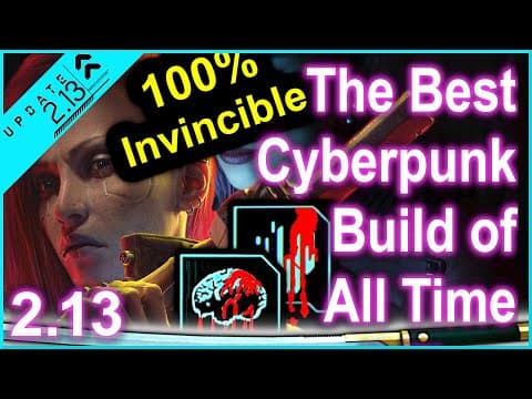 Cyberpunk 2077 - New Best Cyberpunk Netrunner Build Of All Time - Ultimate All In One Build For 2.13