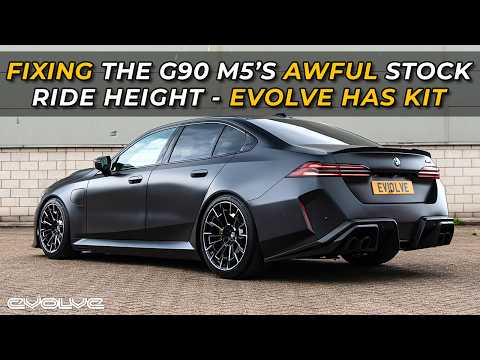 Fixing The G90 M5's Awful Ride Height With Our New Evolve Height Adjustable Spring Kit