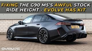 Fixing The G90 M5's Awful Ride Height With Our New Evolve Height Adjustable Spring Kit