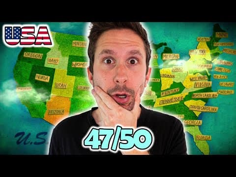 Trying To Name All 50 Us States