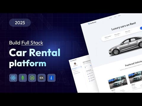 Build And Deploy A Full Stack Car Rental Booking App Using React Js & Imagekit | Mern Stack Project