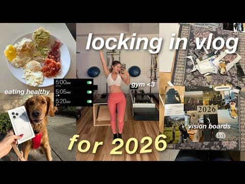 Entering My Winter Arc And Getting My Life Together | Vision Boards, Eating Clean, Getting Active ✨