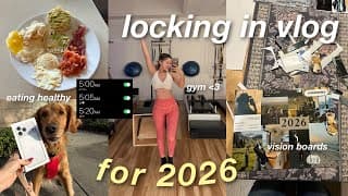 Entering My Winter Arc And Getting My Life Together | Vision Boards, Eating Clean, Getting Active ✨