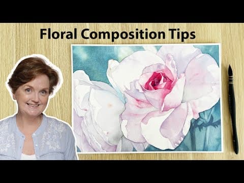 Watercolour Composition Tips | Boost Your Flower Paintings With These Techniques