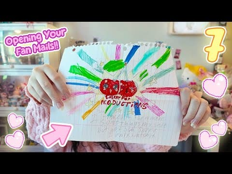 Opening Your Fanmails! °❀.ೃ࿔* (part 7)