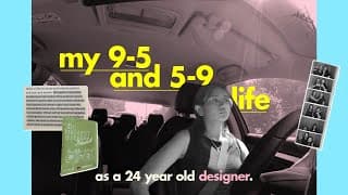 My 9-5 And 5-9 Life ⏰ Work As A Graphic Designer, Routines, Preventing Burnout