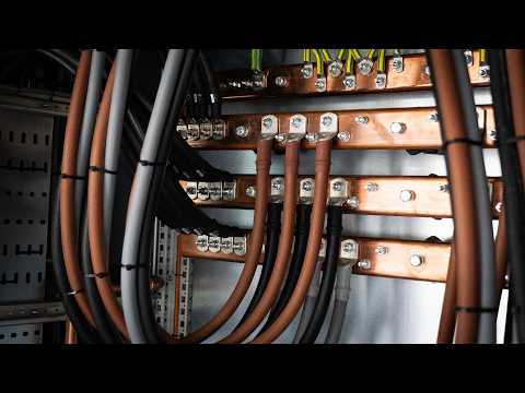 Terminating This Crazy German 185mm2 Servo Cable Into A 3000a Busbar