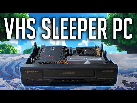 I Turned An Old Vhs Player Into A Gaming Pc...
