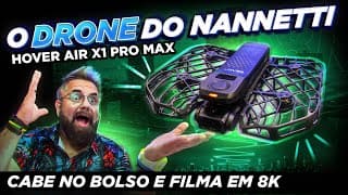 Finalmente O Meu Drone! Pequeno E Filma Em 8k: Hover Air X1 Pro Max