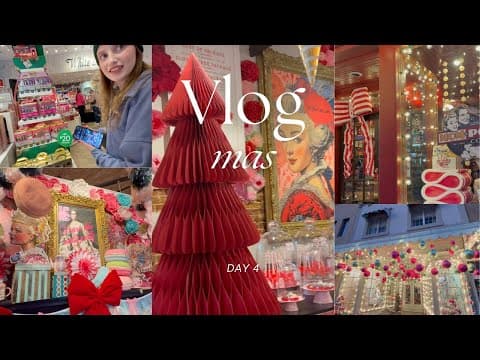 Vlogmas Day 4 🎄 A Very Christmasy Vlog • Charming Town Square & Holiday Shopping