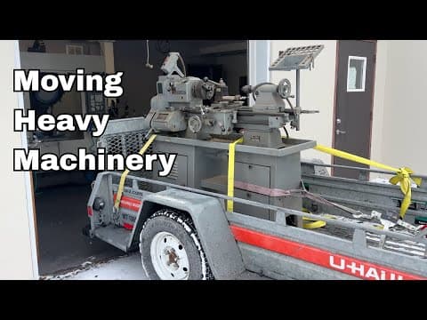 Moving Heavy Tools And Equipment Without A Forklift