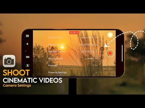 How To Shoot Cinematic Video With Iphone | Camera Settings | Zarmatics