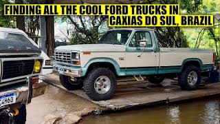 Spending The Day In Caxias Do Sul, Brazil Finding Classic Ford Trucks! + Shop Tour Of Route V8